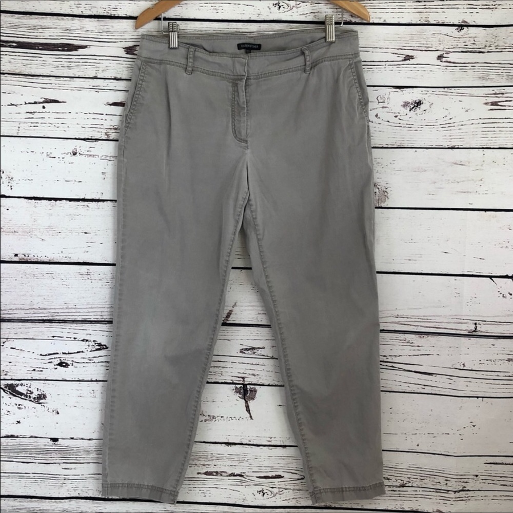 Eileen Fisher Gray Crop Pants